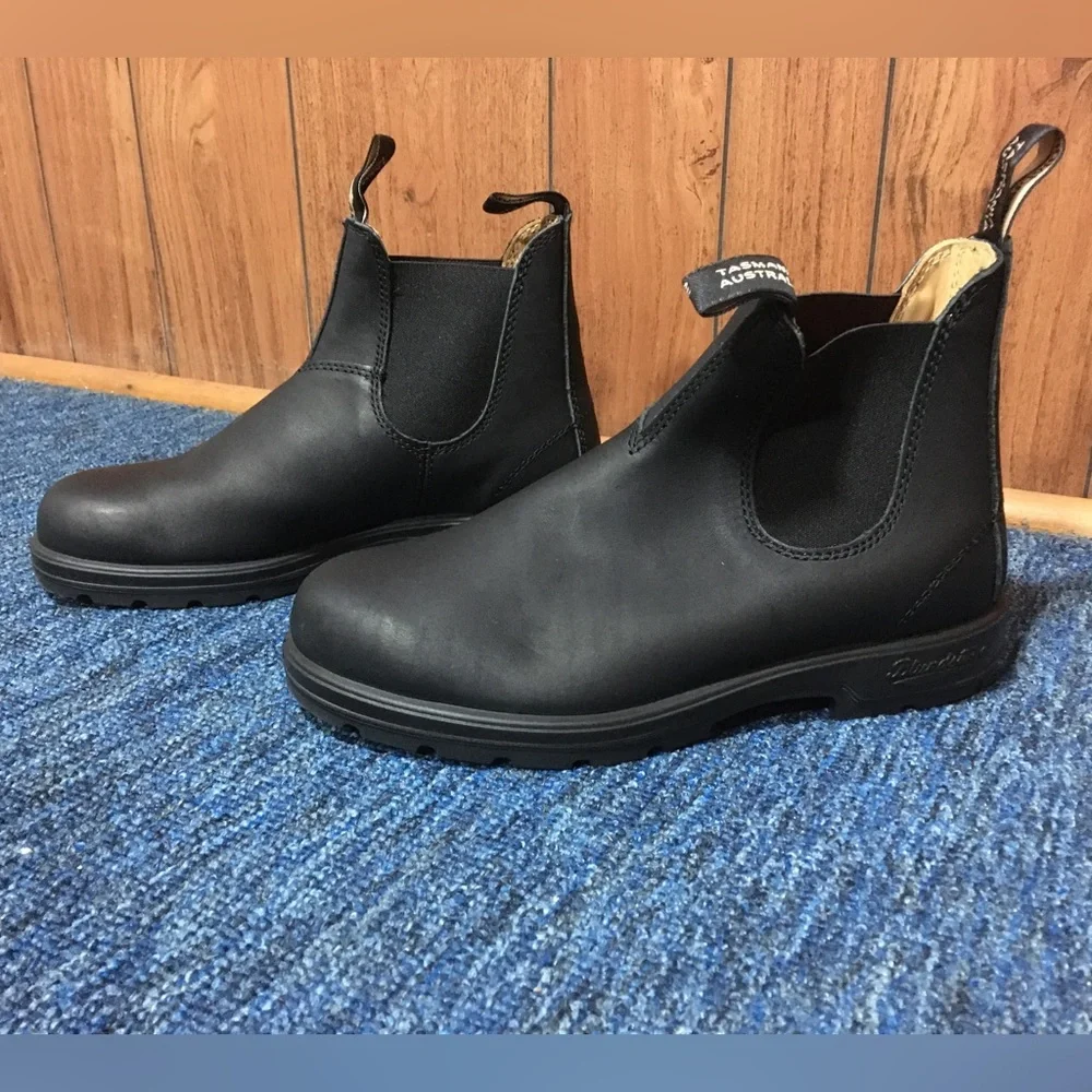 New With Box Blundstone Pull-on Boots Voltan Black - Picture 2 of 6